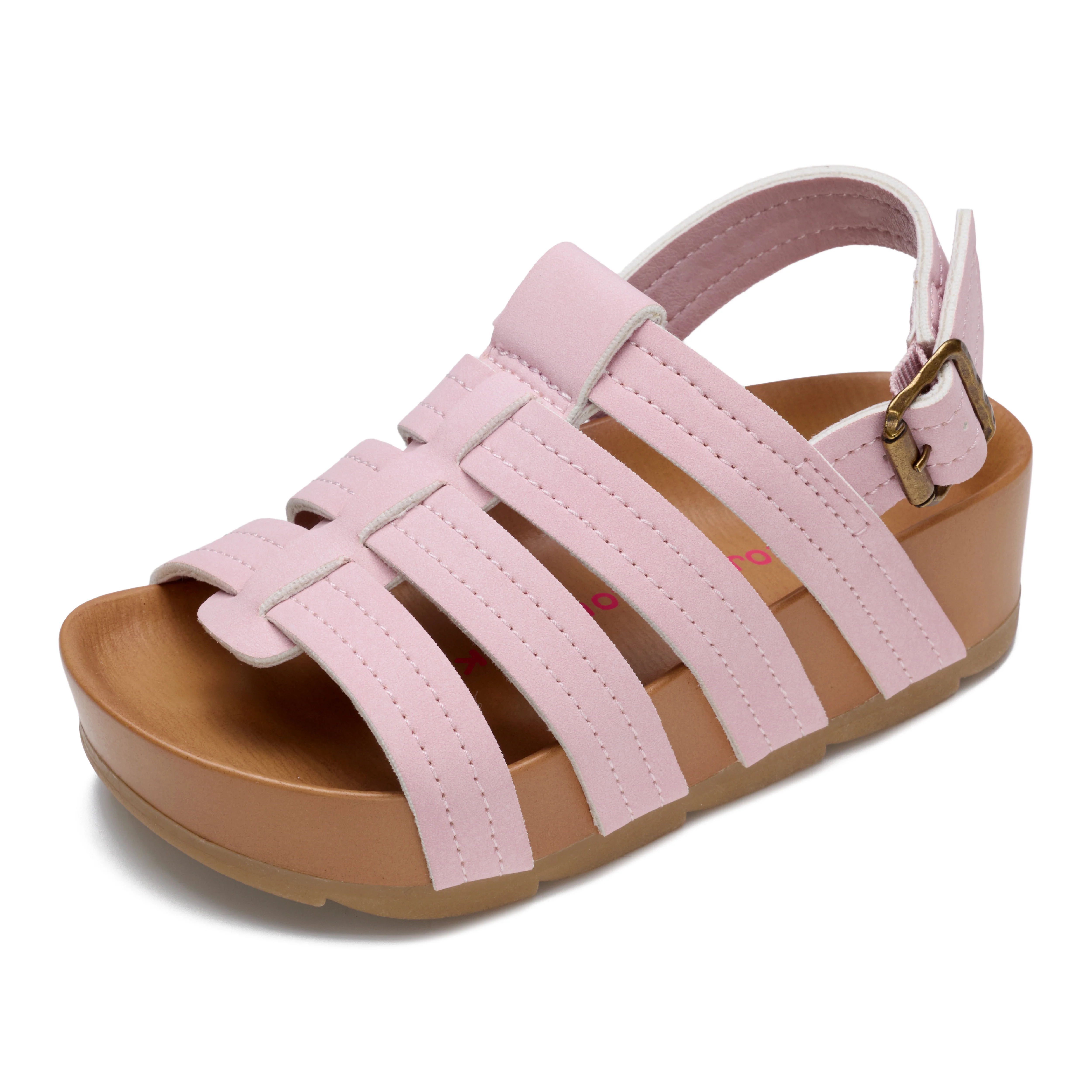 Project Cloud Kids | Strappy Summer Dressy-Casual Wedge | Hook-&-Loop | Lightweight | Non-Slip - Puffer Kids - Image 7