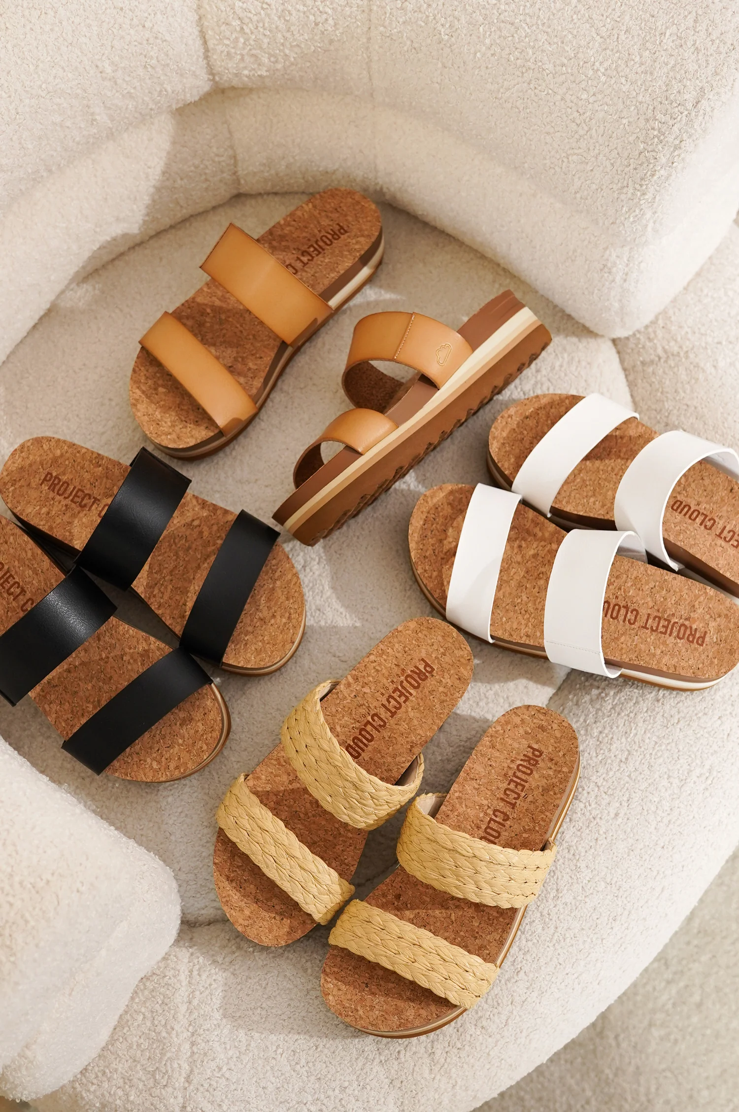 Project Cloud Women's | Eco-Leather Wedge Sandals | Memory Foam | Lightweight | Non-Slip - Riptide - Image 25