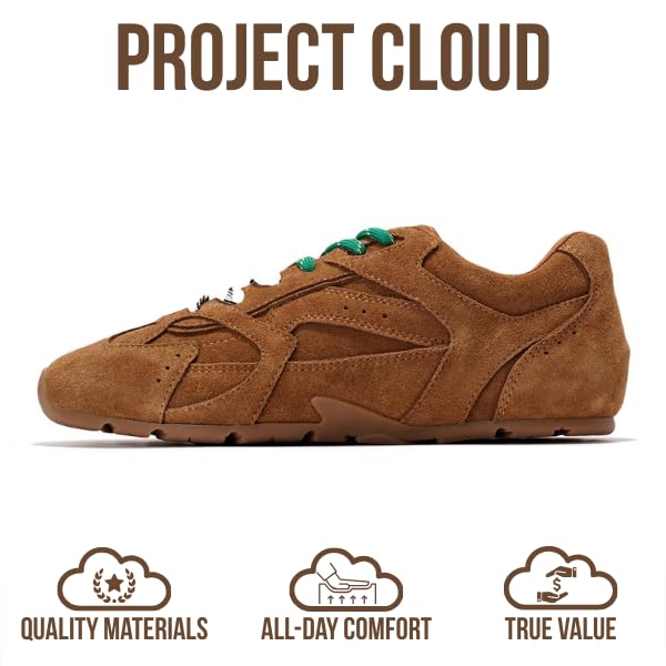 Project Cloud Women's | Genuine Leather Sneakers | Memory Foam | Lightweight | Anti-Slip - Roma - Image 4