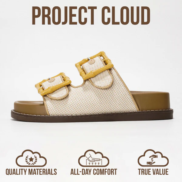Project Cloud Women's | 100% Genuine Leather Slides | Plush and Soft Insole | Lightweight | Non-Slip - Sharl - Image 10