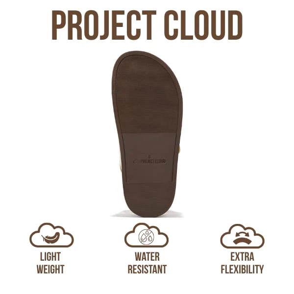 Project Cloud Women's | 100% Genuine Leather Slides | Plush and Soft Insole | Lightweight | Non-Slip - Sharl - Image 11