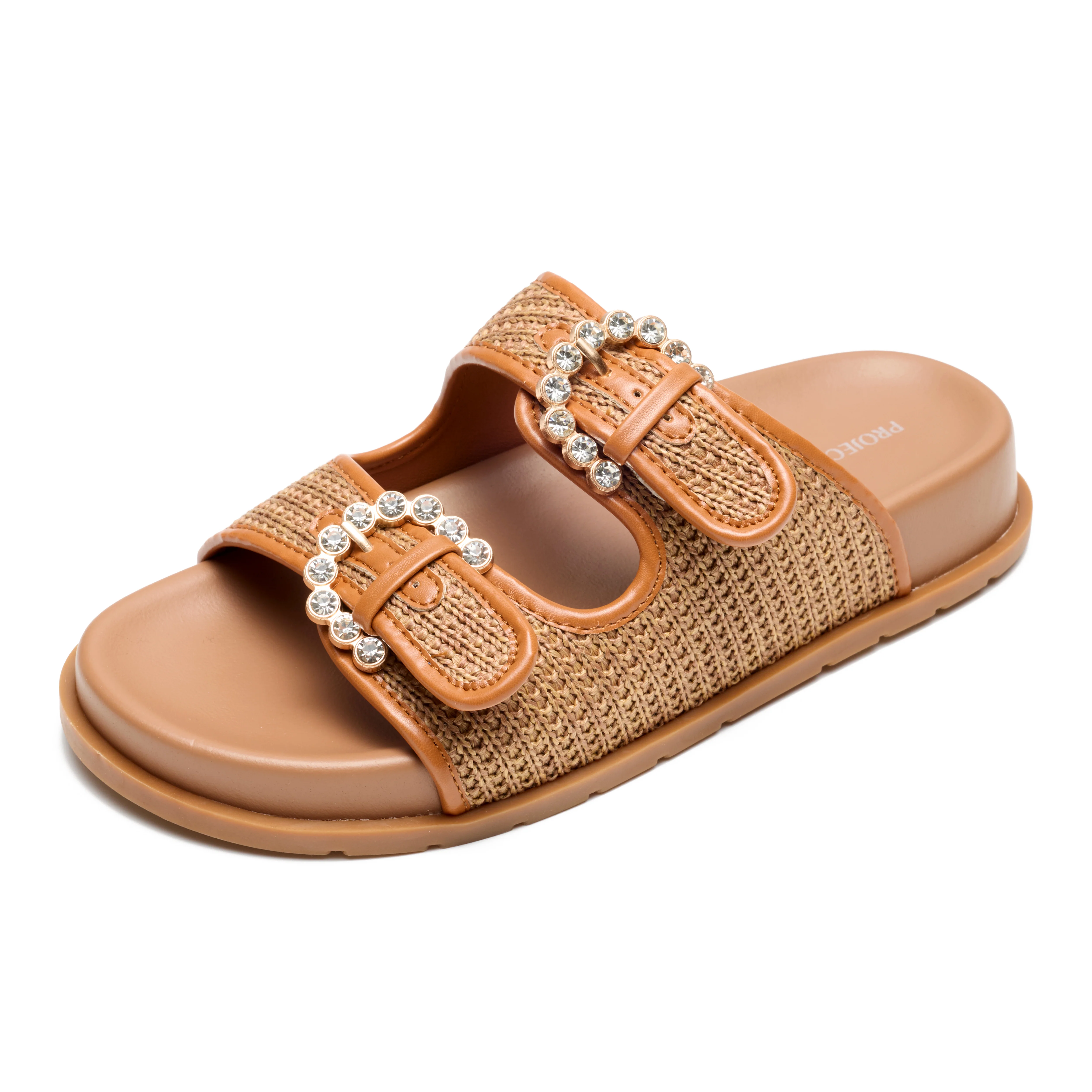 Project Cloud Women's | 100% Genuine Leather Slides | Plush and Soft Insole | Lightweight | Non-Slip - Sharl - Image 14