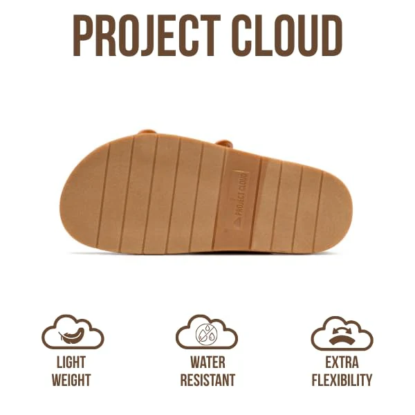 Project Cloud Women's | 100% Genuine Leather Slides | Plush and Soft Insole | Lightweight | Non-Slip - Sharl - Image 17