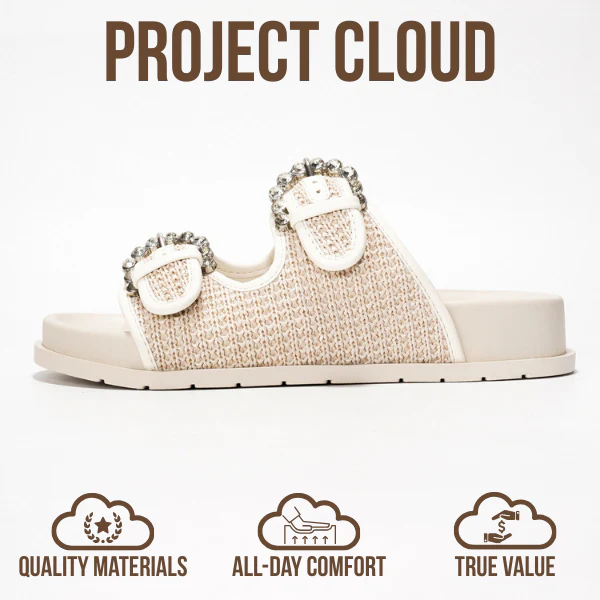 Project Cloud Women's | 100% Genuine Leather Slides | Plush and Soft Insole | Lightweight | Non-Slip - Sharl - Image 21