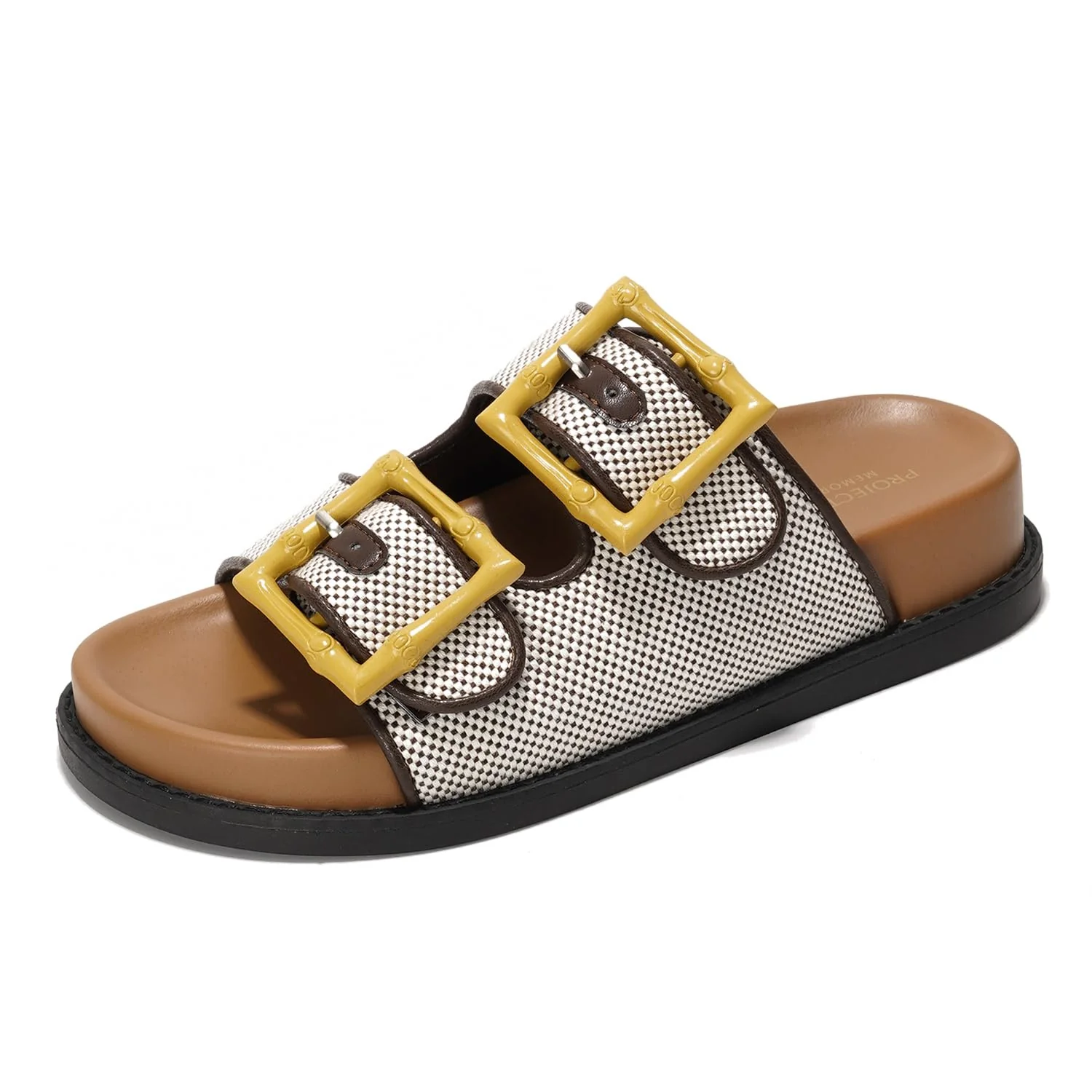 Project Cloud Women's | 100% Genuine Leather Slides | Plush and Soft Insole | Lightweight | Non-Slip - Sharl - Image 25
