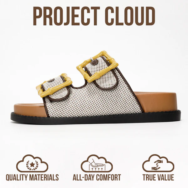 Project Cloud Women's | 100% Genuine Leather Slides | Plush and Soft Insole | Lightweight | Non-Slip - Sharl - Image 27