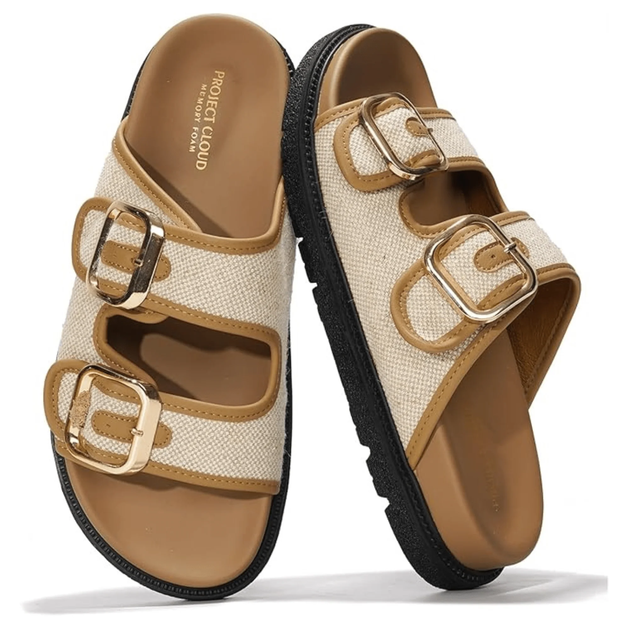 Project Cloud Women's | 100% Genuine Leather Slides | Plush and Soft Insole | Lightweight | Non-Slip - Sharl - Image 30