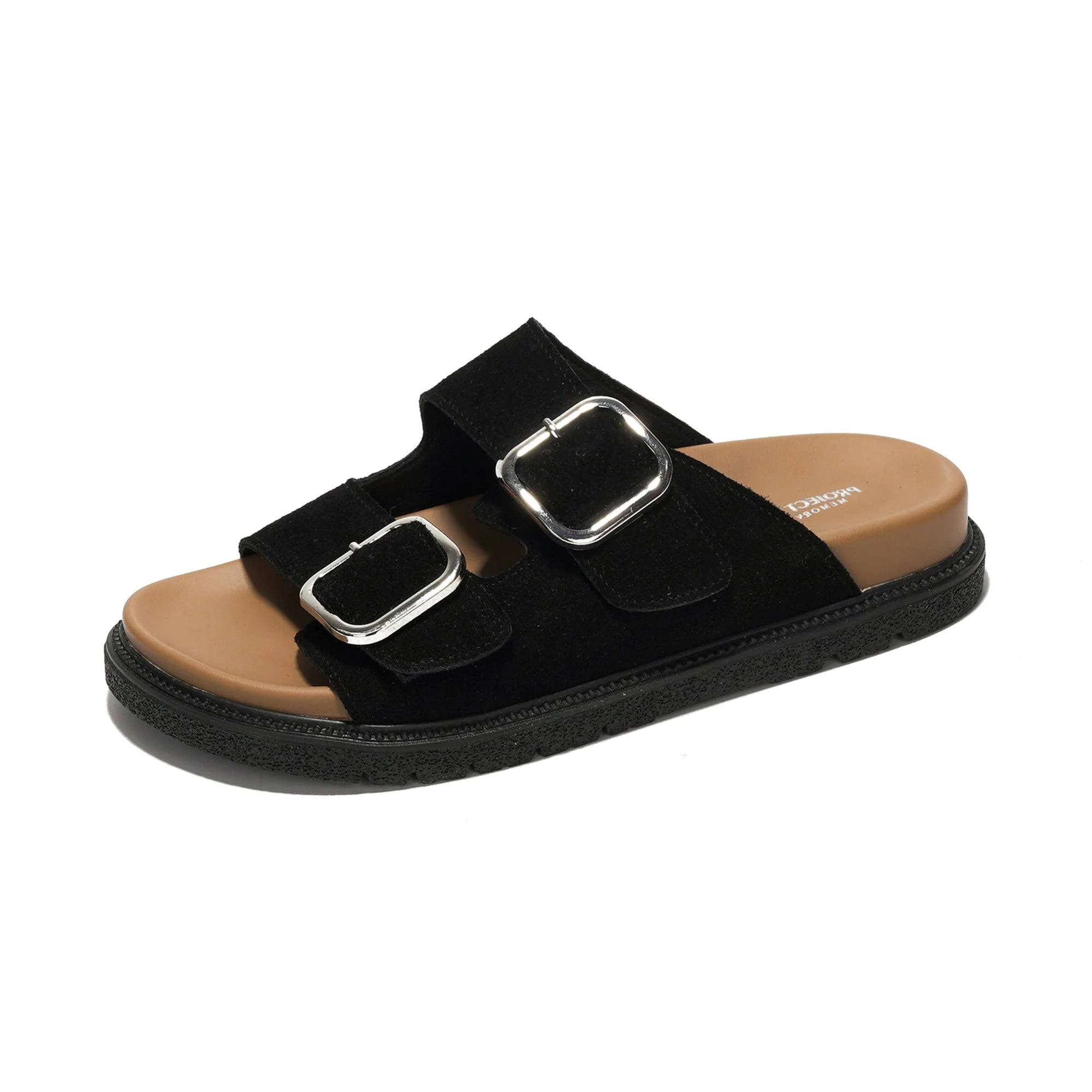 Project Cloud Women's | 100% Genuine Leather Slides | Plush and Soft Insole | Lightweight | Non-Slip - Sharl - Image 43
