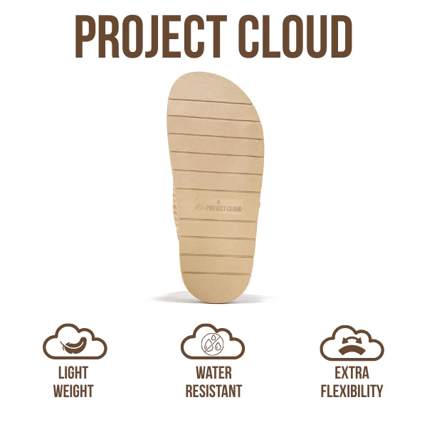 Project Cloud Women's | 100% Genuine Leather Slides | Plush and Soft Insole | Lightweight | Non-Slip - Sharl - Image 5