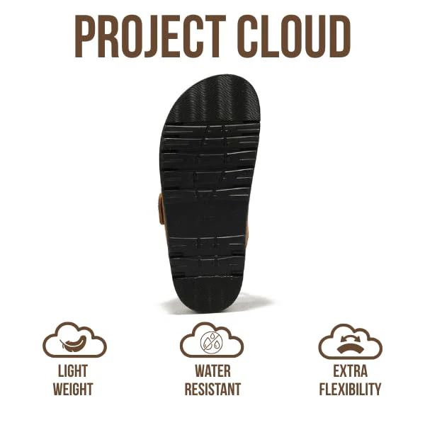 Project Cloud Women's | 100% Genuine Leather Slides | Plush and Soft Insole | Lightweight | Non-Slip - Sharl - Image 65