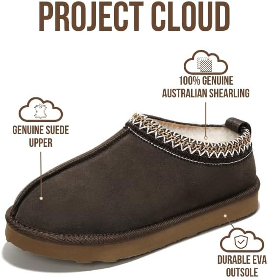 Project Cloud Women's | Genuine Australian Shearling Slippers | Memory Foam | Non-Slip - Nerita - Image 15
