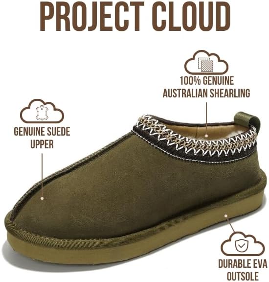 Project Cloud Women's | Genuine Australian Shearling Slippers | Memory Foam | Non-Slip - Nerita - Image 21