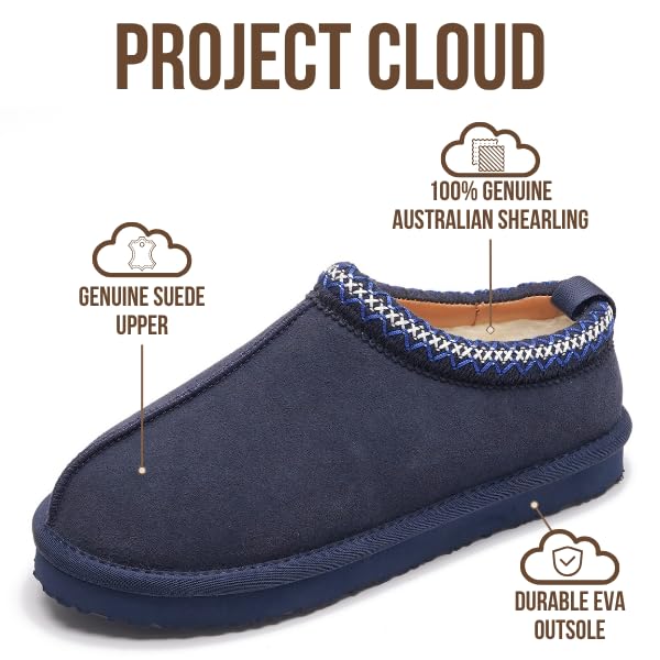 Project Cloud Women's | Genuine Australian Shearling Slippers | Memory Foam | Non-Slip - Nerita - Image 53