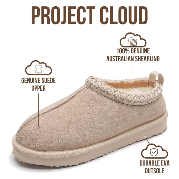Project Cloud Women's | Genuine Australian Shearling Slippers | Memory Foam | Non-Slip - Nerita - Image 58