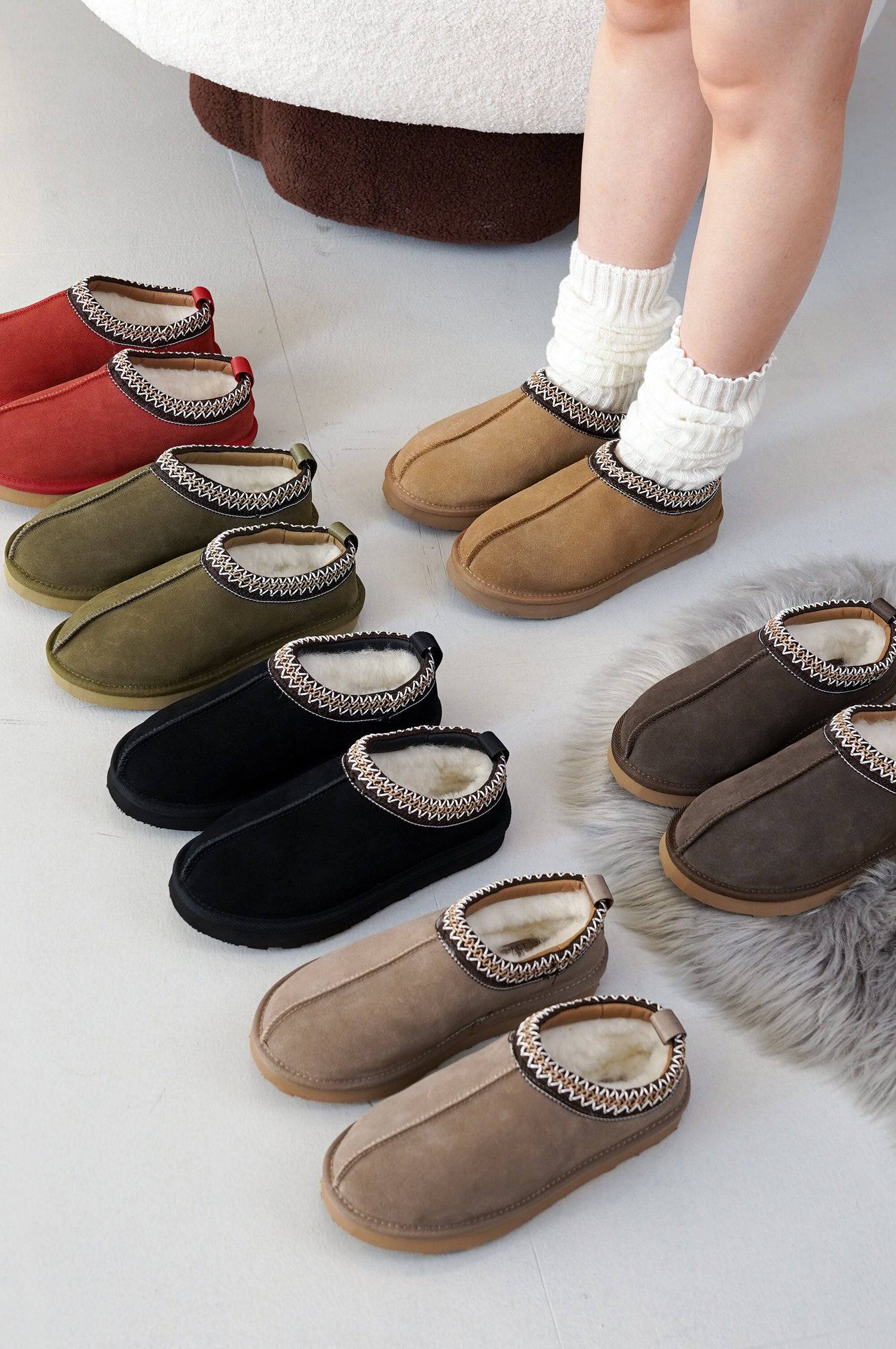 Project Cloud Women's | Genuine Australian Shearling Slippers | Memory Foam | Non-Slip - Nerita - Image 66