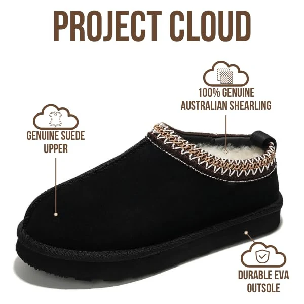 Project Cloud Women's | Genuine Australian Shearling Slippers | Memory Foam | Non-Slip - Nerita - Image 9