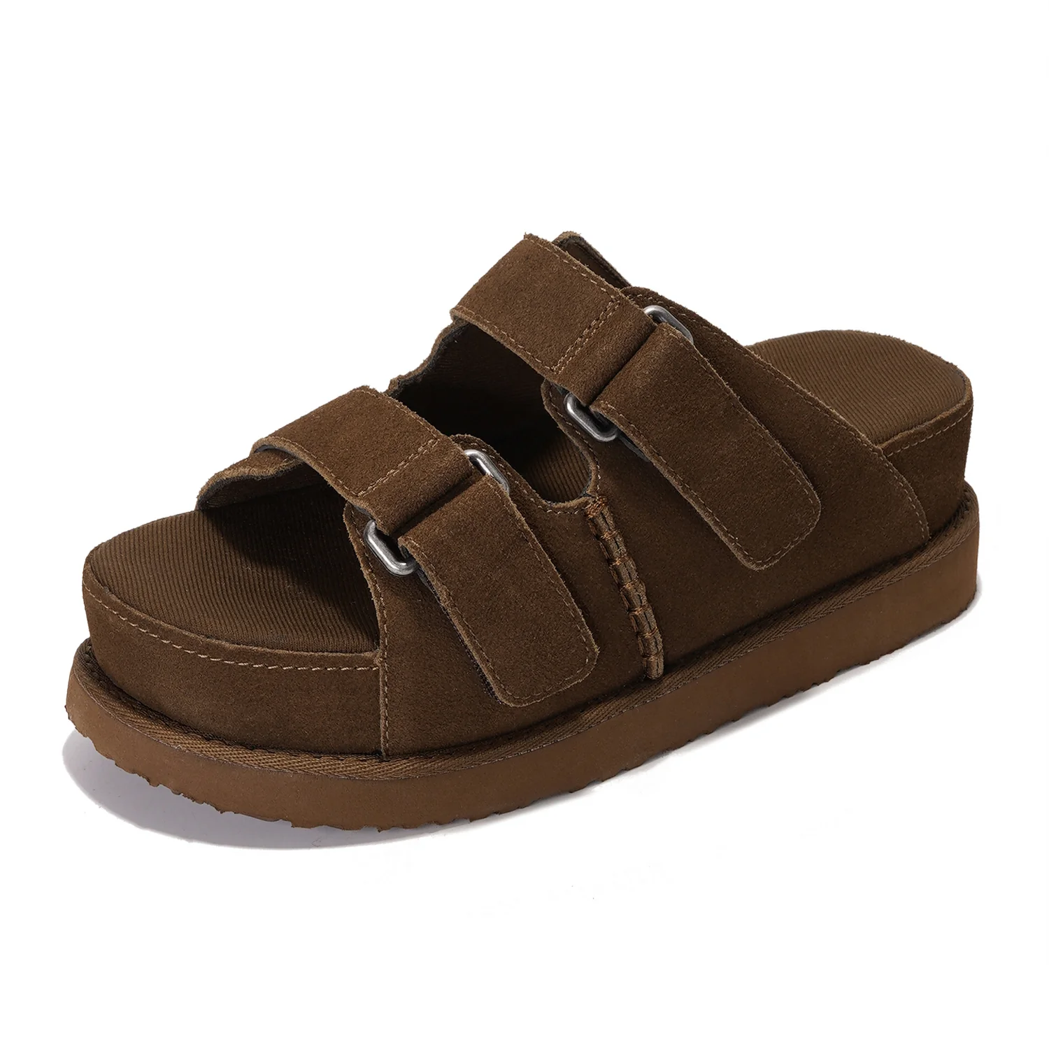 Project Cloud Women's | Platform Sandals | Memory Foam Insole | Lightweight | Non-Slip - Silverstar - Image 14