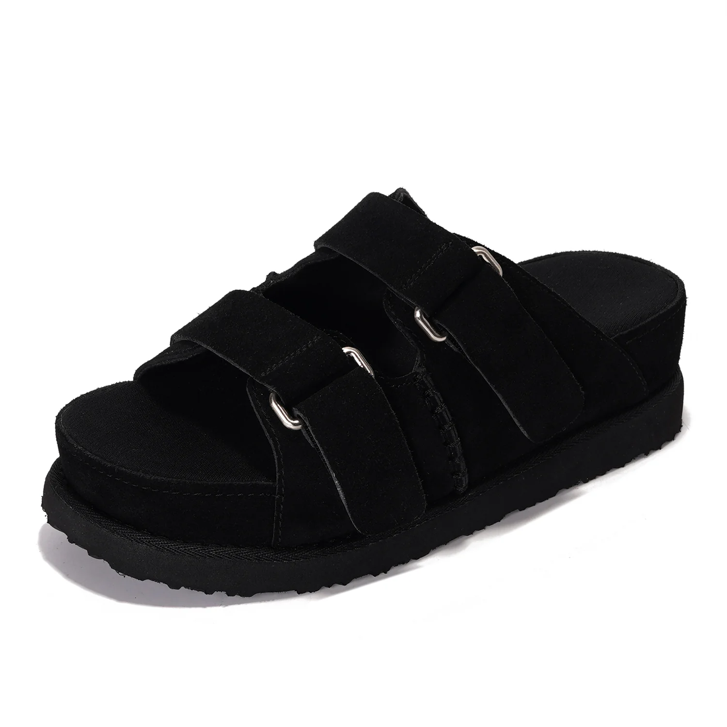 Project Cloud Women's | Platform Sandals | Memory Foam Insole | Lightweight | Non-Slip - Silverstar - Image 8