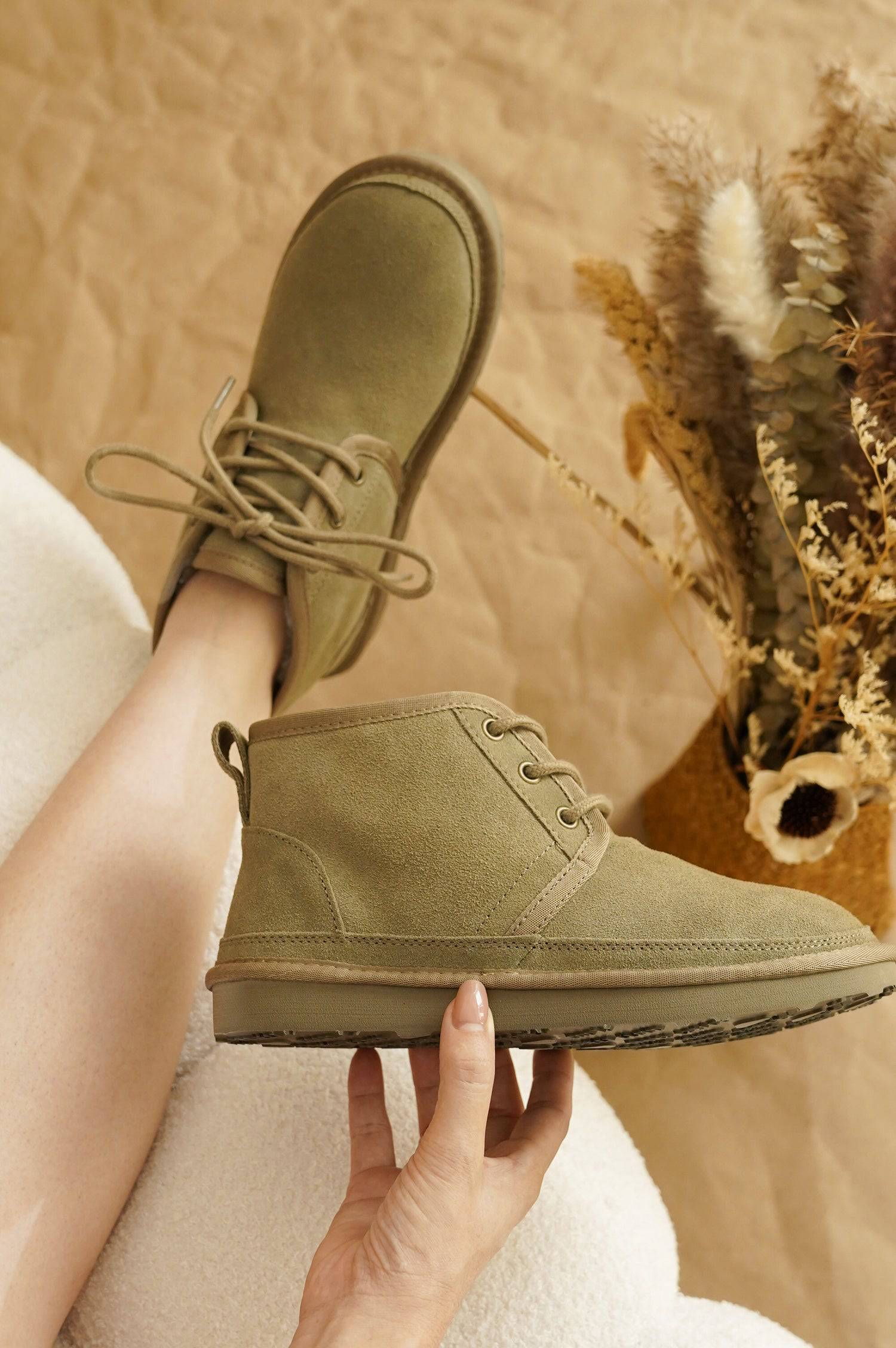 Project Cloud Women's | 100% Genuine Suede Ankle Boots | Memory Foam | Lightweight | Non-Slip - Julee - Image 12