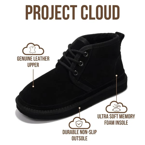 Project Cloud Women's | 100% Genuine Suede Ankle Boots | Memory Foam | Lightweight | Non-Slip - Julee - Image 15