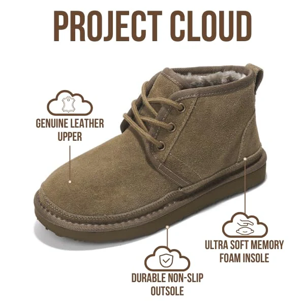 Project Cloud Women's | 100% Genuine Suede Ankle Boots | Memory Foam | Lightweight | Non-Slip - Julee - Image 21
