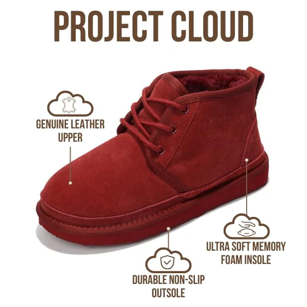 Project Cloud Women's | 100% Genuine Suede Ankle Boots | Memory Foam | Lightweight | Non-Slip - Julee - Image 27