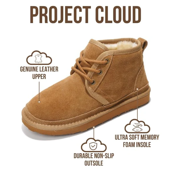 Project Cloud Women's | 100% Genuine Suede Ankle Boots | Memory Foam | Lightweight | Non-Slip - Julee - Image 3