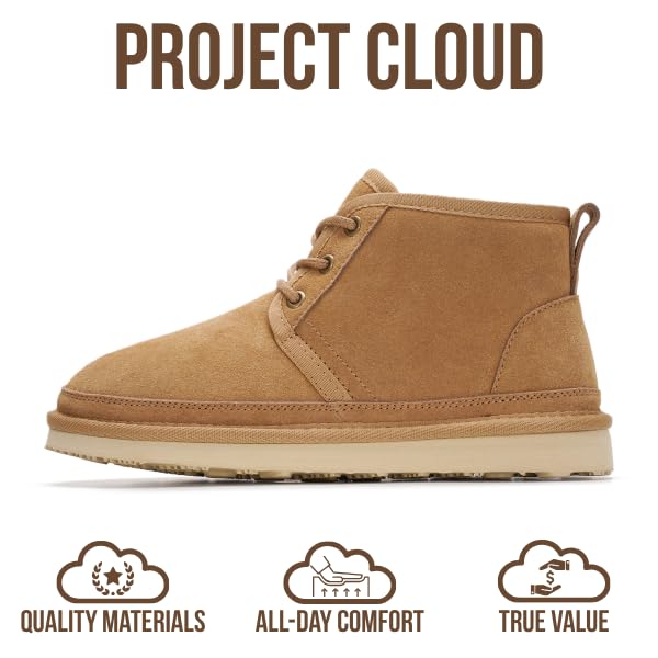 Project Cloud Women's | 100% Genuine Suede Ankle Boots | Memory Foam | Lightweight | Non-Slip - Julee - Image 34
