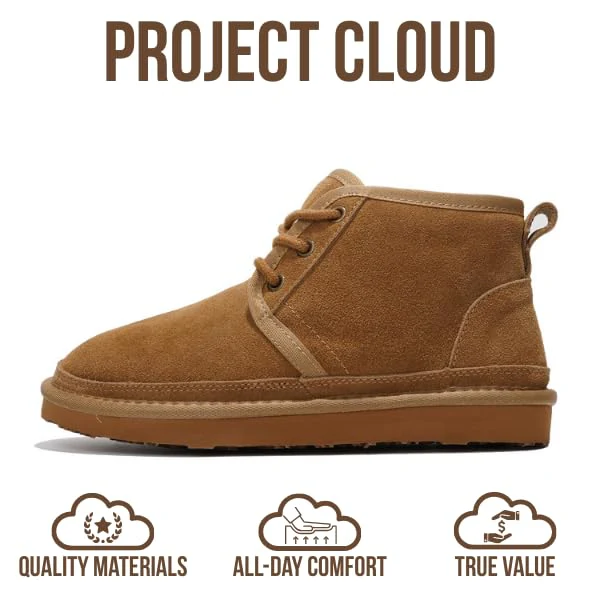 Project Cloud Women's | 100% Genuine Suede Ankle Boots | Memory Foam | Lightweight | Non-Slip - Julee - Image 4