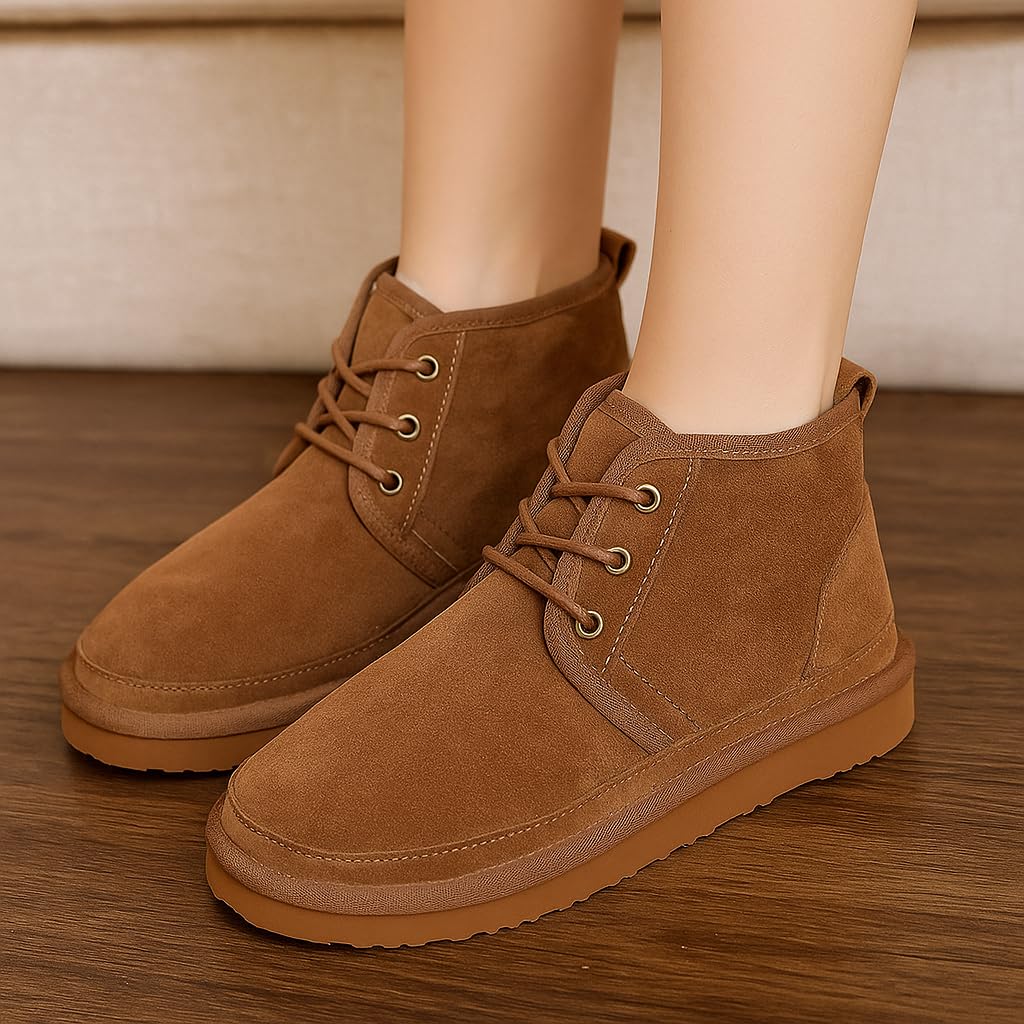 Project Cloud Women's | 100% Genuine Suede Ankle Boots | Memory Foam | Lightweight | Non-Slip - Julee - Image 42