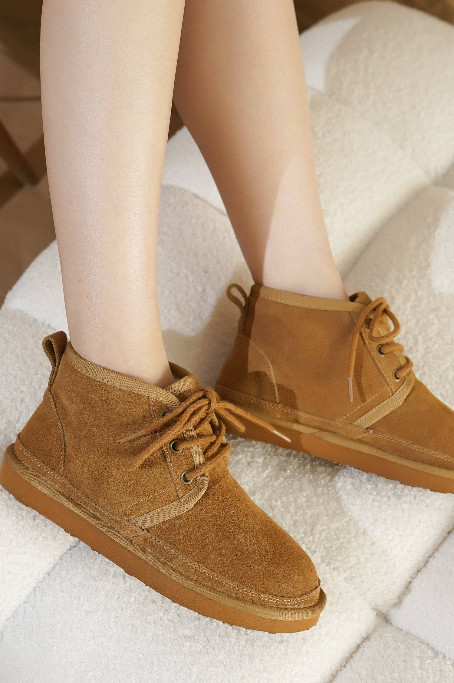 Project Cloud Women's | 100% Genuine Suede Ankle Boots | Memory Foam | Lightweight | Non-Slip - Julee - Image 6