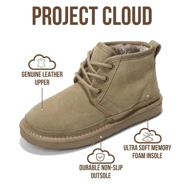 Project Cloud Women's | 100% Genuine Suede Ankle Boots | Memory Foam | Lightweight | Non-Slip - Julee - Image 9