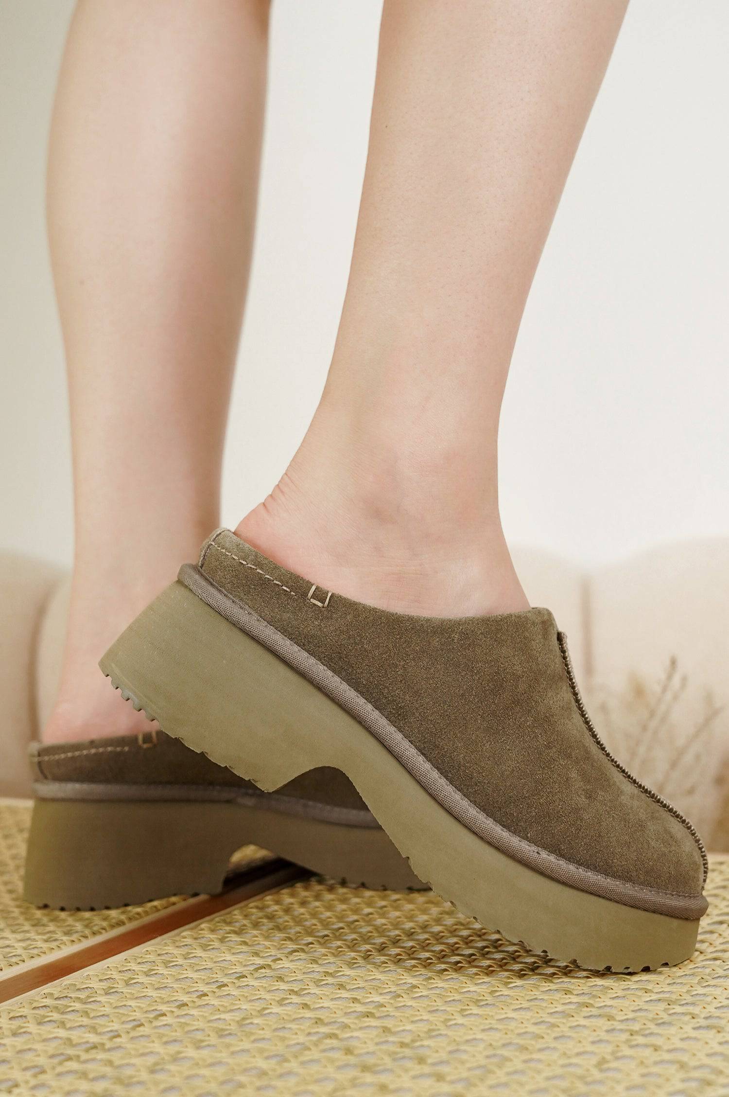 Project Cloud Women's | Genuine Suede Slip-on Mules | Memory Foam | Lightweight | Non-Slip - Johnna - Image 12
