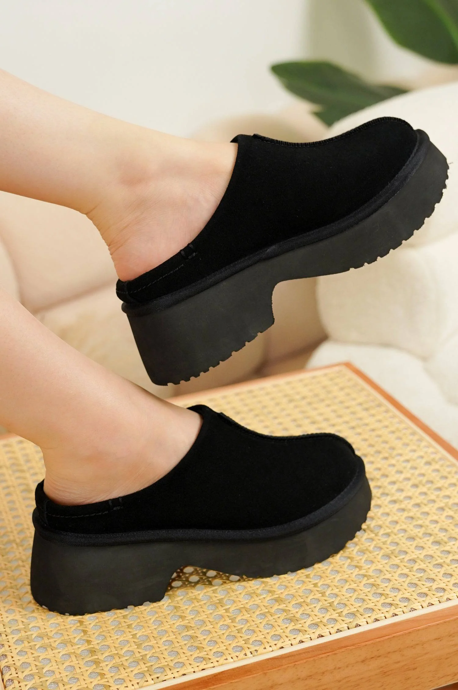 Project Cloud Women's | Genuine Suede Slip-on Mules | Memory Foam | Lightweight | Non-Slip - Johnna - Image 18