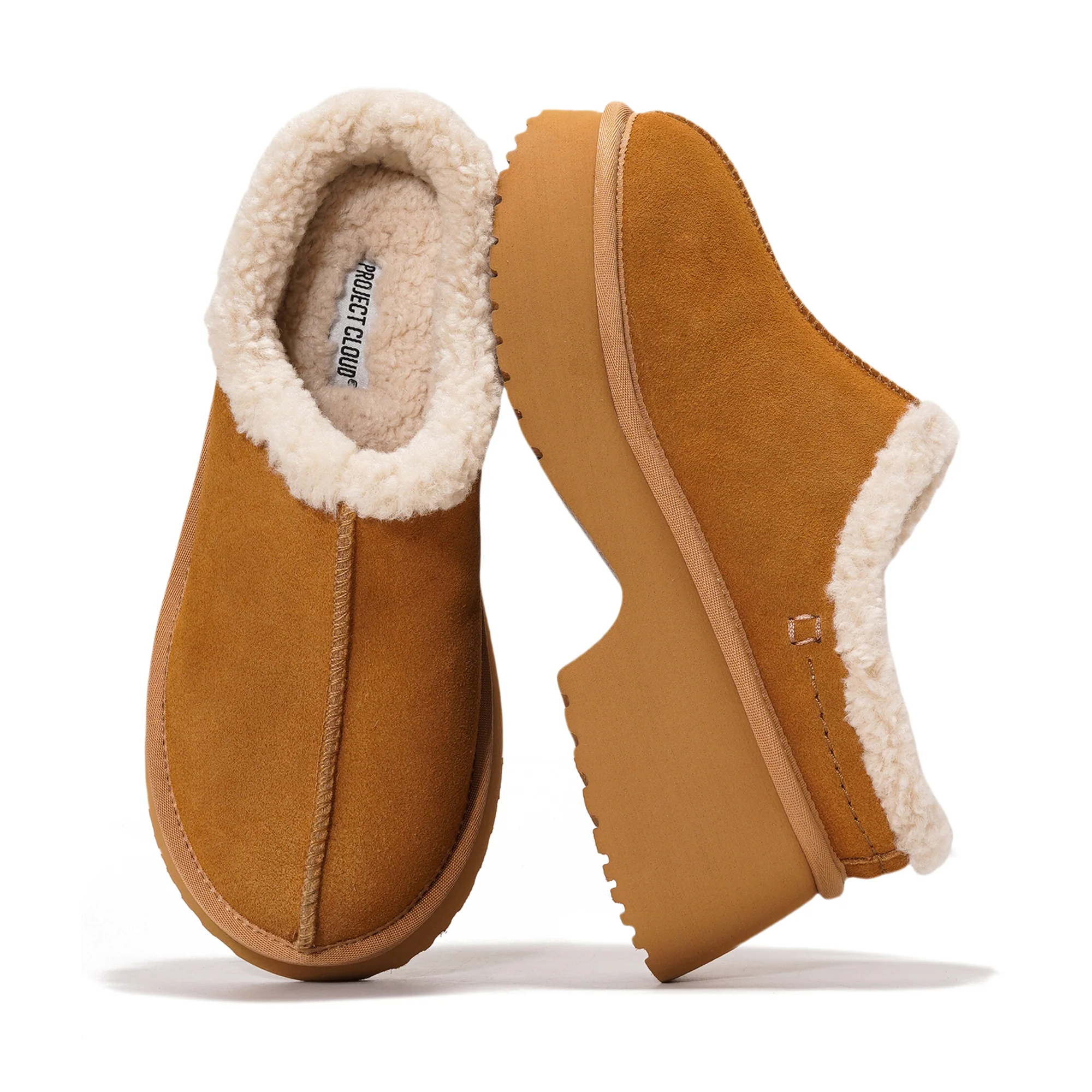 Project Cloud Women's | Genuine Suede Slip-on Mules | Memory Foam | Lightweight | Non-Slip - Johnna - Image 19
