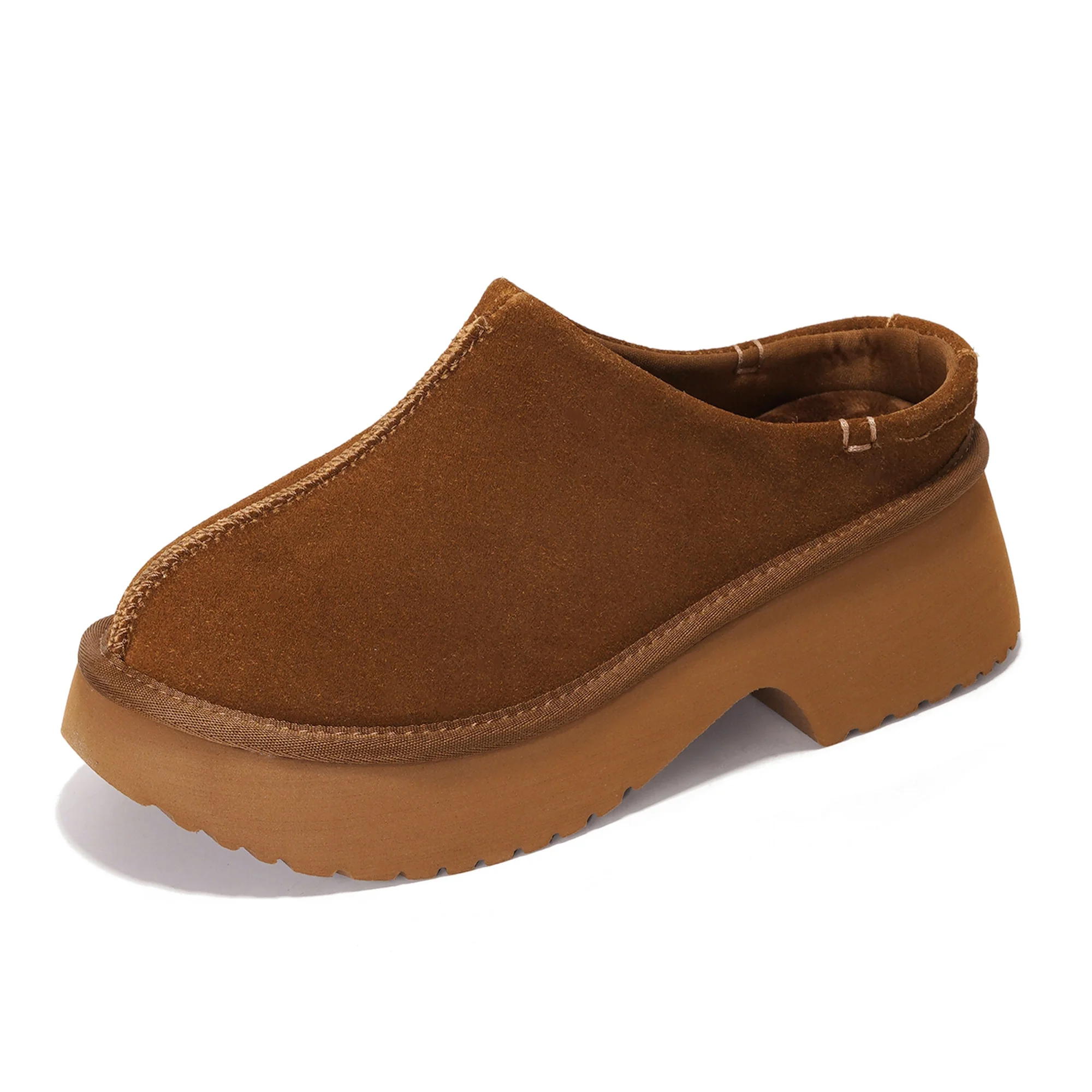 Project Cloud Women's | Genuine Suede Slip-on Mules | Memory Foam | Lightweight | Non-Slip - Johnna - Image 30