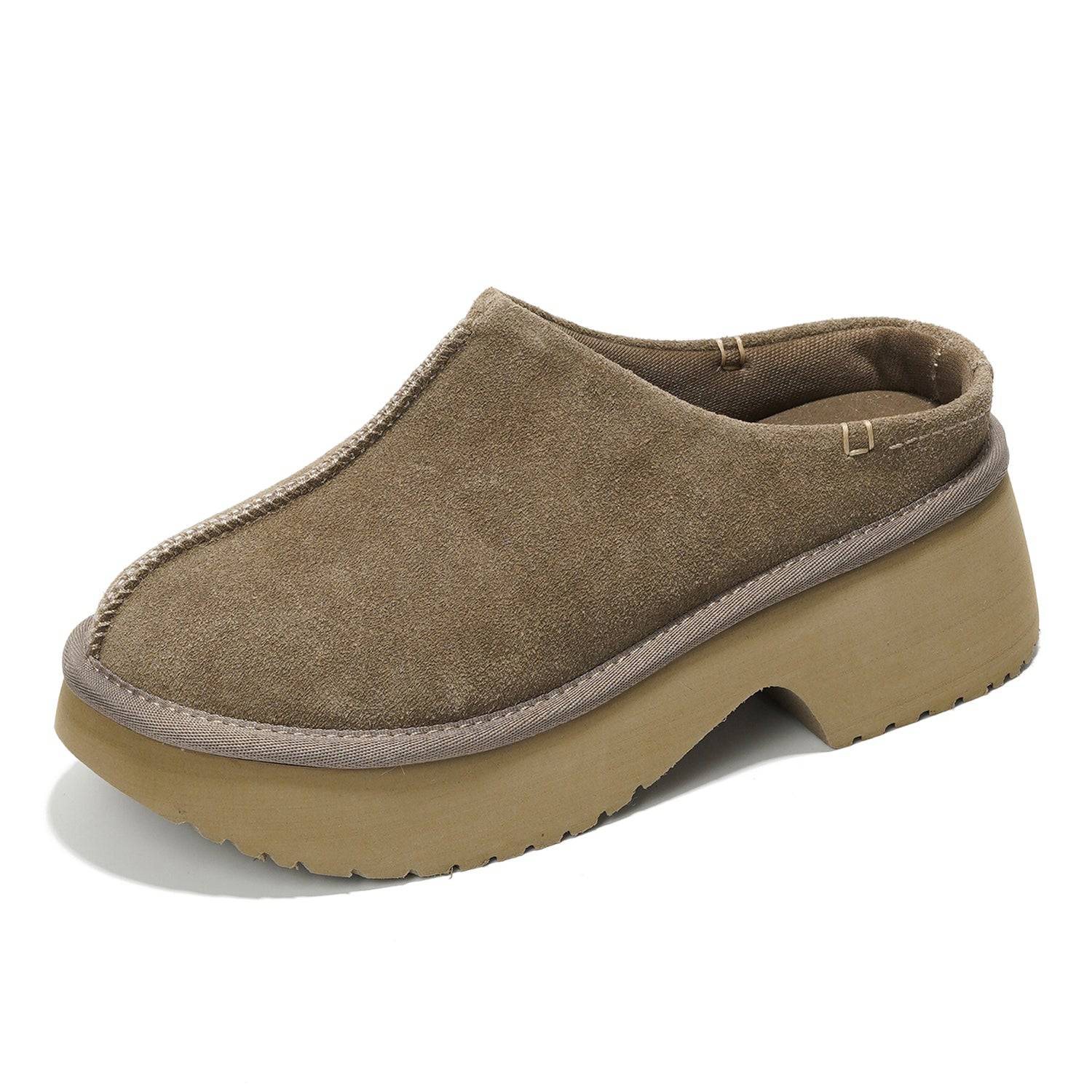 Project Cloud Women's | Genuine Suede Slip-on Mules | Memory Foam | Lightweight | Non-Slip - Johnna - Image 8