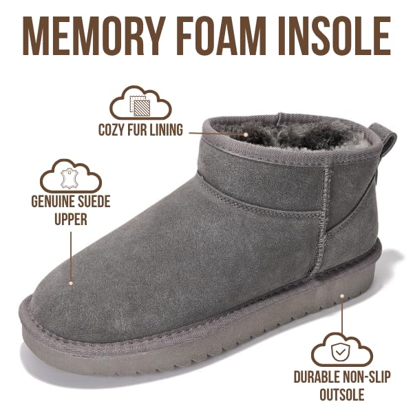 Project Cloud Women's |  100% Genuine Suede Ankle Boots | Water Resistant | ProjectPlush | Lightweight | Non-Slip - Hippy - Image 15