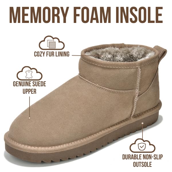 Project Cloud Women's |  100% Genuine Suede Ankle Boots | Water Resistant | ProjectPlush | Lightweight | Non-Slip - Hippy - Image 24