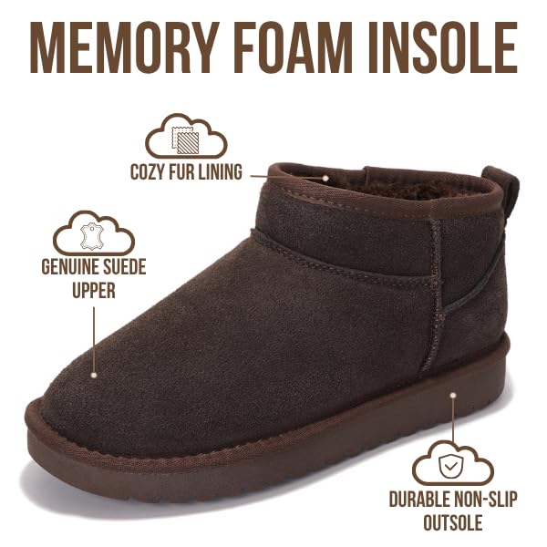 Project Cloud Women's |  100% Genuine Suede Ankle Boots | Water Resistant | ProjectPlush | Lightweight | Non-Slip - Hippy - Image 29