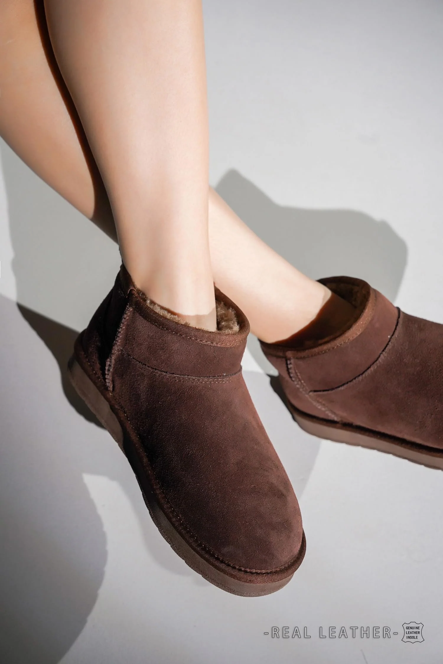 Project Cloud Women's |  100% Genuine Suede Ankle Boots | Water Resistant | ProjectPlush | Lightweight | Non-Slip - Hippy - Image 32