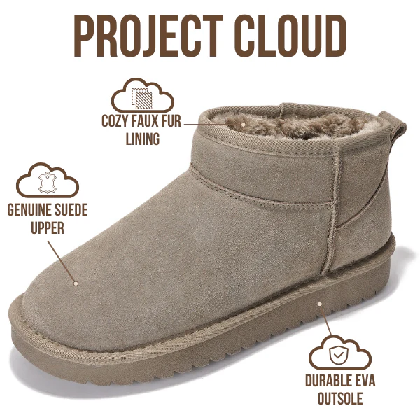 Project Cloud Women's |  100% Genuine Suede Ankle Boots | Water Resistant | ProjectPlush | Lightweight | Non-Slip - Hippy - Image 35