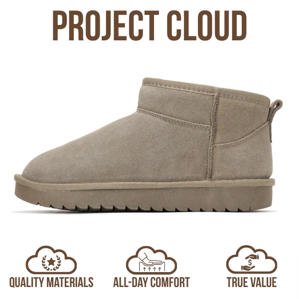 Project Cloud Women's |  100% Genuine Suede Ankle Boots | Water Resistant | ProjectPlush | Lightweight | Non-Slip - Hippy - Image 36