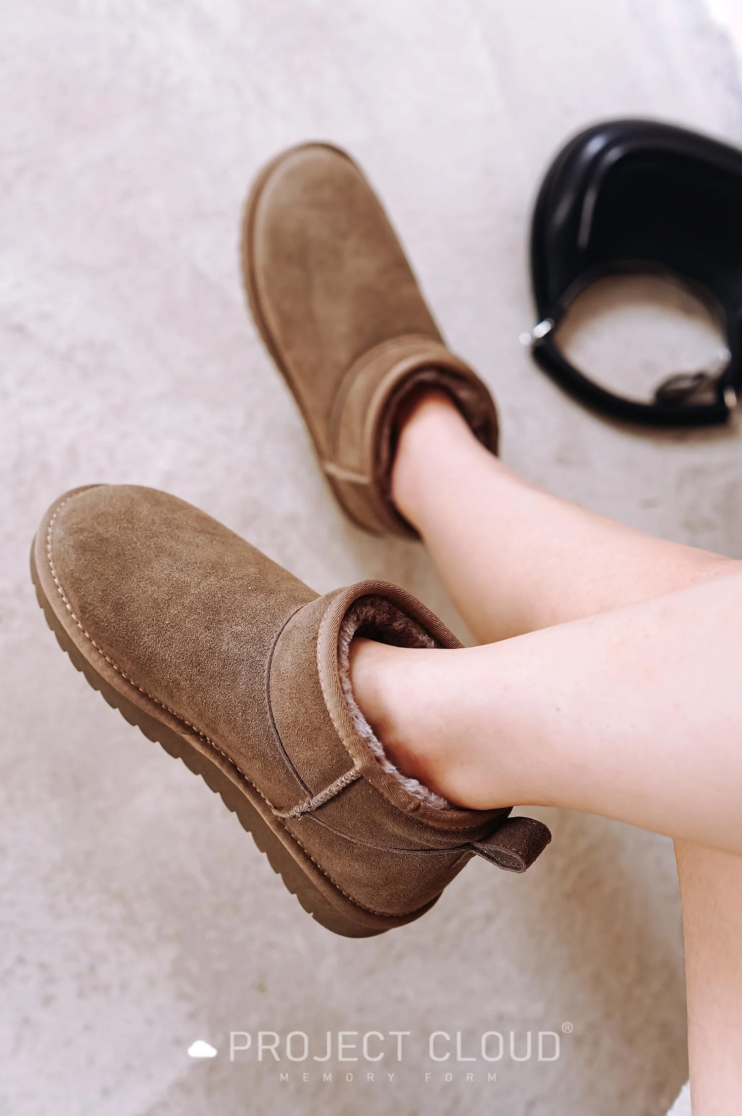 Project Cloud Women's |  100% Genuine Suede Ankle Boots | Water Resistant | ProjectPlush | Lightweight | Non-Slip - Hippy - Image 37