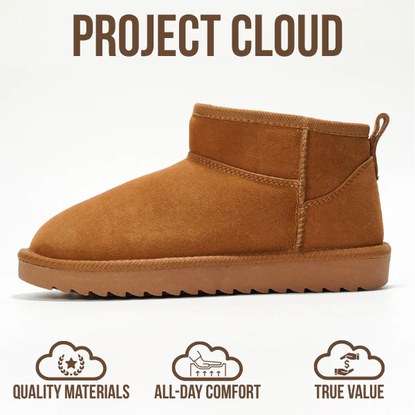 Project Cloud Women's |  100% Genuine Suede Ankle Boots | Water Resistant | ProjectPlush | Lightweight | Non-Slip - Hippy - Image 4
