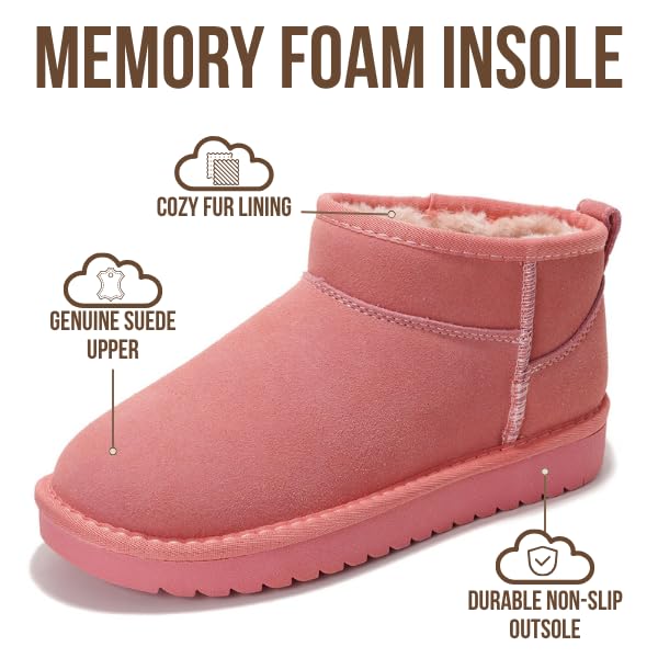 Project Cloud Women's |  100% Genuine Suede Ankle Boots | Water Resistant | ProjectPlush | Lightweight | Non-Slip - Hippy - Image 48