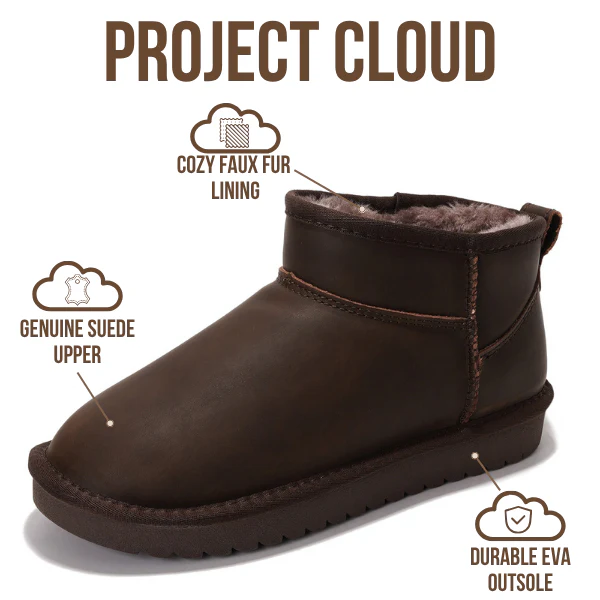 Project Cloud Women's |  100% Genuine Suede Ankle Boots | Water Resistant | ProjectPlush | Lightweight | Non-Slip - Hippy - Image 58