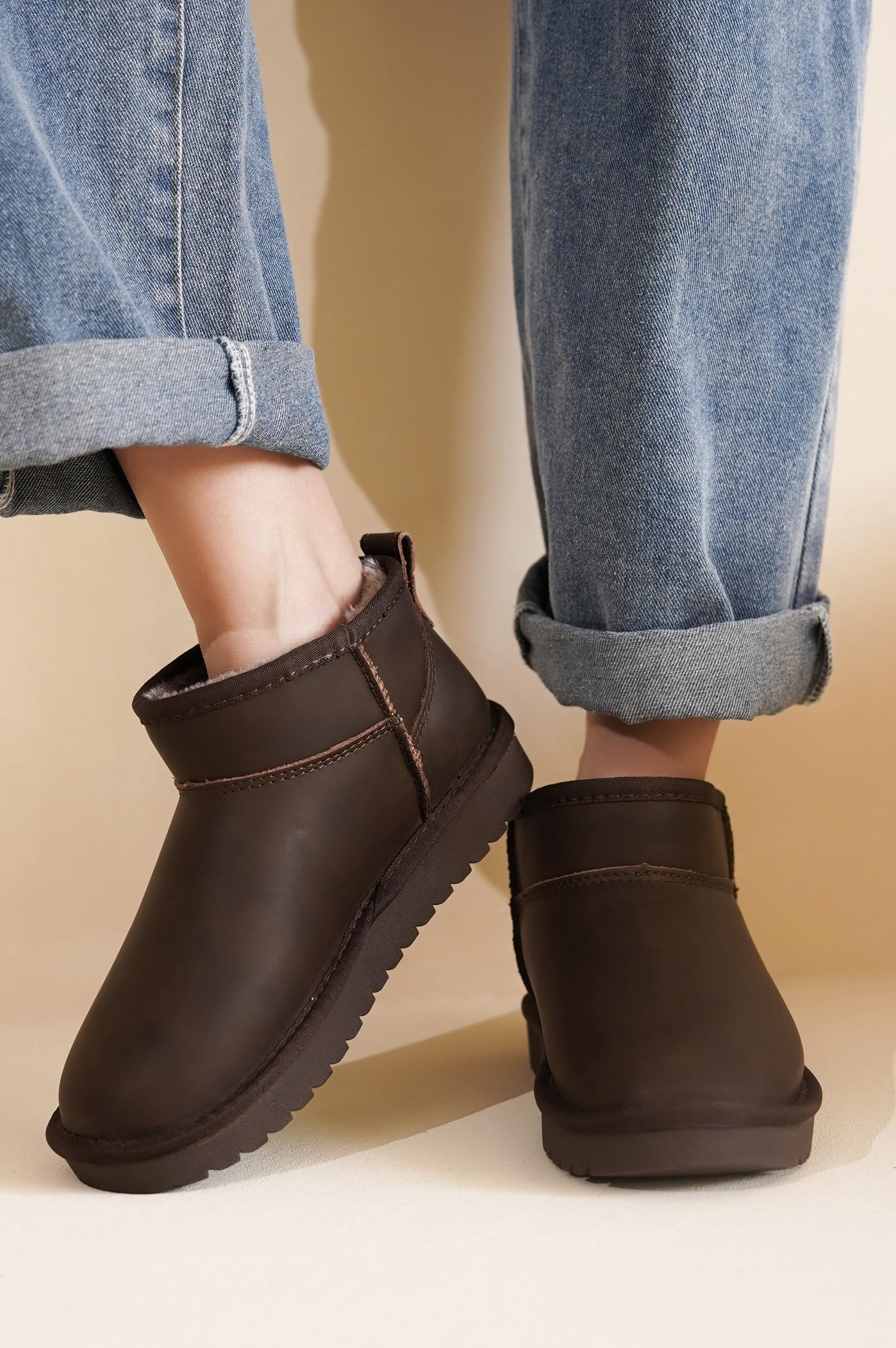 Project Cloud Women's |  100% Genuine Suede Ankle Boots | Water Resistant | ProjectPlush | Lightweight | Non-Slip - Hippy - Image 61