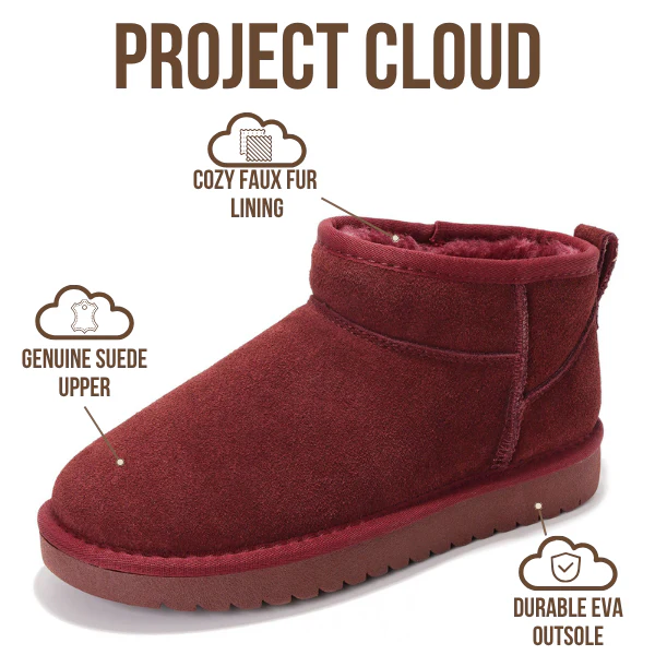 Project Cloud Women's |  100% Genuine Suede Ankle Boots | Water Resistant | ProjectPlush | Lightweight | Non-Slip - Hippy - Image 63