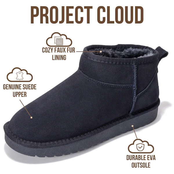 Project Cloud Women's |  100% Genuine Suede Ankle Boots | Water Resistant | ProjectPlush | Lightweight | Non-Slip - Hippy - Image 68